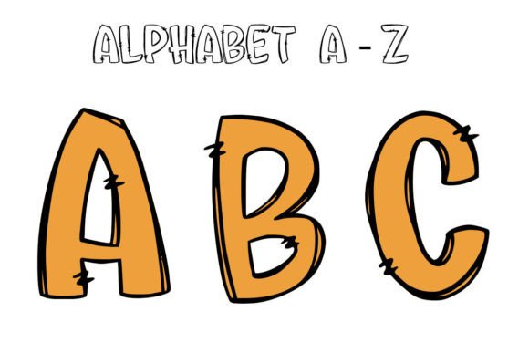 Back to School Alphabet Doodle Orage: Creative Fuel for Teachers, Crafters, and Small Business Owners