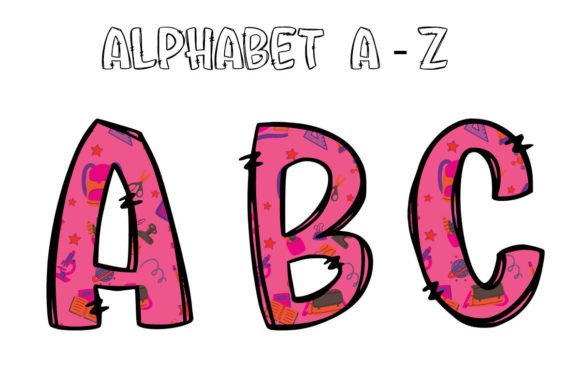 Back to School Alphabet Doodle Pink: A Practical Digital Asset for Educators and Creative Professionals