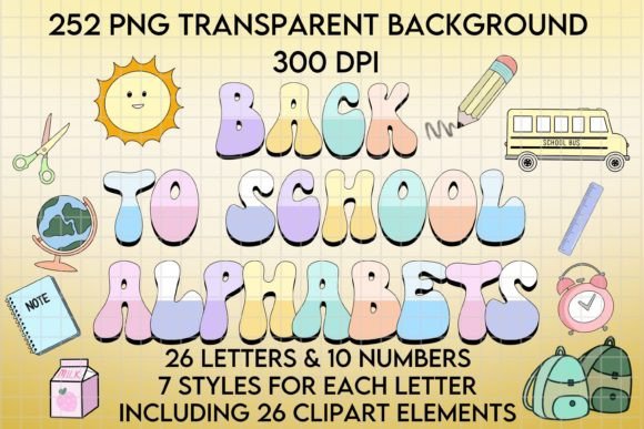 Back to School Alphabets PNG Bundle: A Practical Resource for Educators and Small-Business Makers