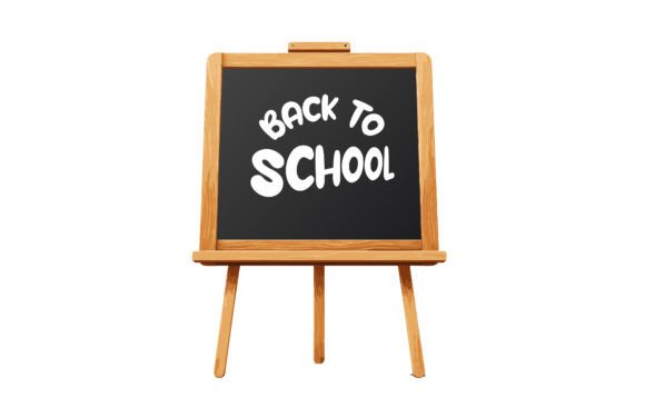 Back to School Chalkboard Vector