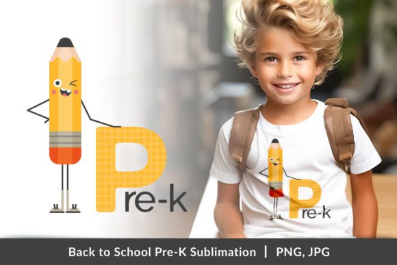 Back to School Pre-K Sublimation: Design-Ready Assets for High-Quality Print Production