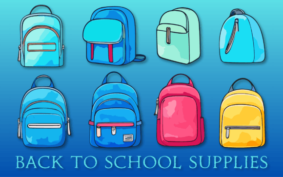 Backpack Back to School Supplies